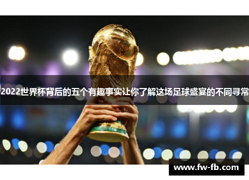 2022世界杯背后的五个有趣事实让你了解这场足球盛宴的不同寻常 2022世界杯背后的五个有趣事实让你了解这场足球盛宴的不同寻常