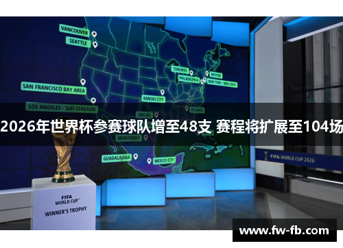 2026年世界杯参赛球队增至48支 赛程将扩展至104场 2026年世界杯参赛球队增至48支 赛程将扩展至104场